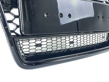 Gloss Black Honeycomb Front Grille For Audi A4 B7 Non-S-Line 2005–2008