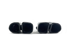 Square Exhaust Pipe Tips Black fit for Porsche Cayenne Base 2015 2016 2017 2018