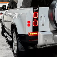 Pair Red Lens LED Rear Bumper Brake Light For Land Rover Defender 90 110 130 L663 2020-2024