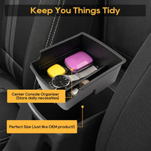 Car Center Armrest Storage Box Organizer Tray For 2019-2025 Hyundai Venue