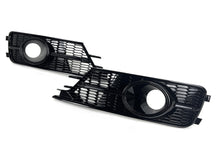Pair Front Bumper Fog Light Grille Covers For Audi A6 C7 Non-S-Line 2016-2018