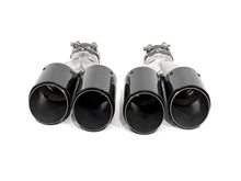 65mm Inlet Dual Carbon Exhaust Tips Replace for BMW Audi Mercedes Models