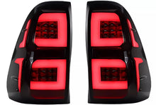 Smoked LED Tail lights Fits Toyota Hilux N80 SR5 SR 2015-Onwards Dual Cab
