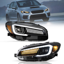 Amber LED Headlights DRL For Subaru WRX 2015-2021 WRX STI 2015-2017