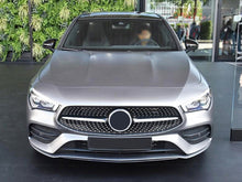 Black/Silver Diamond Front Grill for Mercedes CLA C118 2020-2023 fg94