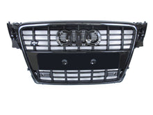 Gloss Black S4 Style Front Bumper Grille For Audi A4 S4 B8 2009–2012