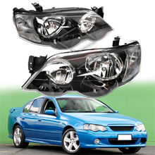 Set Pair LH+RH Head Light Lamp Headlights For Ford BA BF Falcon Series 1&2 2002-2008