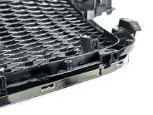 RS5 Style Honeycomb Front Grille Black + Chrome Frame For Audi A5 S5 B8 8T 2008–2012