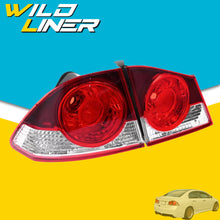 Set LH Left Tail + Inner Boot Lid Light For Honda Civic FD Series 1 Sedan 2006-2008