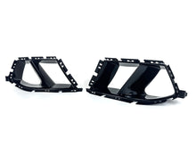 Gloss Black Front Bumper Duct Vent Grill Fog Light Cover For BMW G80 M3 G82 G83 M4