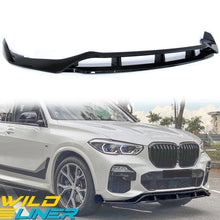 4PCS Glossy Black Front Bumper Lip Spoiler for BMW X5 G05 M Sport 2019-2023 di168