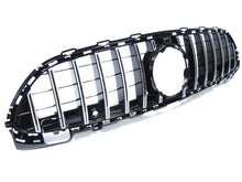 Front Bumper GTR Style Grille Black/Chrome For Mercedes-Benz C200 C300 AMG W206 Sedan 2022–2023