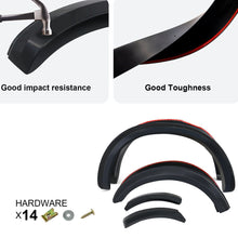6pcs Matte Black Slim Style Fender Flares Guard for Isuzu D-Max RG DMAX Dual Cap 2021-2023 Front & Rear