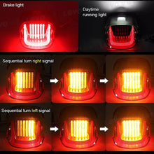 Smoked LED Tail Light Sequential Turn Signal for Harley Davidson Sportster Dyna Road King