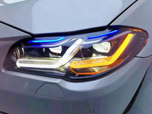 Pair LED Headlights Assembly for BMW 5 Series F10 F11 528i 535i 2010–2013 Xenon w/o AFS