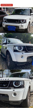 Pair LED Headlights For Land Rover Discovery 3 4 2010-2016 Without AFS Front Head Lamp L+R