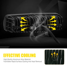 2x 6" LED Work Light Bar Spot Pods Amber Fog Lamp Offroad Drving Trcuk & Wiring