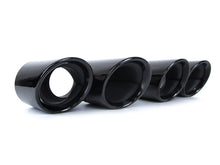 For 2013-2015 Porsche 911 Carrera 991.1 Sport Exhaust Tips Tailpipe Black/Chrome
