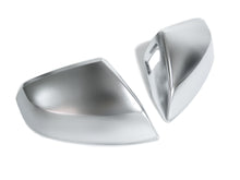 For 2018-2023 Audi Q5 SQ5 Q7 Matte Chrome Side Mirror Caps w/ Lane Assist