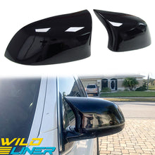 Gloss Black Rearview Mirror Cover Caps for BMW X3 F25 LCI X4 F26 X5 X6 F15 F16 mc74