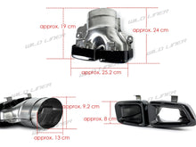 CLS63 Rear Diffuser + Black Exhaust Tips For Mercedes CLS W218 CLS500 CLS550 CLS600 AMG 2015-2018