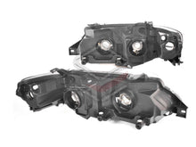 Pair LH+RH Head Light Lamp (Black) For Ford Falcon FG XT G6 G6E 2008-2014