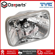 1 x Head Light Square 7" (Diamond Look) Glass Lens For Nissan Navara D21 Series 1990-1992