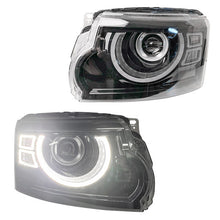 Pair LED Headlights For Land Rover Discovery 3 4 2010-2016 Without AFS Front Head Lamp L+R