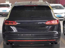 For 2019-2024 VW Touareg 3.0 Gloss Black Twin Round Exhaust Tips Muffler Tailpipe Replacement