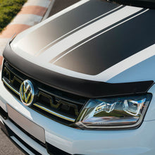 Dark Black Bonnet Protector Hood Guard Tinted For VW Amarok 2H 2009-2022