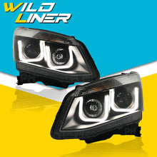 Black LED Headlights Projector fits Isuzu D-MAX DMAX 2012-2016