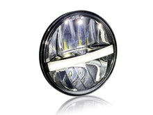 5-3/4” Round LED Headlight Hi/Lo Beam + Halo for Harley, Honda, Yamaha, Indian, Bobber