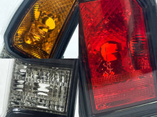 Pair Black Tail Lights Rear Lamps For Nissan GU Patrol Y61 Wagon 2004-2016