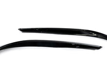 Black Front Bumper Splitter Canards for Mercedes W206 C300 C43 AMG Sedan 2022-2024
