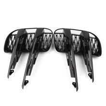 Pair Black Front Bumper Fog Light Grille Cover Bezels For Land Rover Range Rover Evoque L551 2019-2025