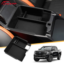 Car Center Armrest Storage Box Organizer Tray For 2022-2025 Ford Ranger