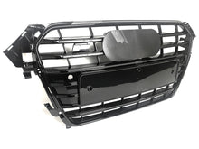 S4 Style Gloss Black Front Bumper Grille For Audi A4 S4 B8.5 2013–2016