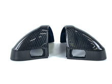 Gloss Carbon Fiber Mirror Covers Replacement Audi B9 A4/S4/RS4 A5/S5/RS5 Lane Assist