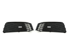 For 2017 2018 2019 Audi A4 B9 S-line S4 Fog Light Grille Honeycomb Mesh Grill Cover Left+Right