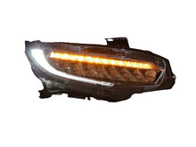 For Honda Civic 10th Gen 2016-2021 LED Headlights W/ Sequential Turn Lights Pair