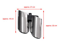 Chrome Exhaust Tips For 2017-2022 Porsche Panamera 971