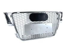 RS5 Style Chrome Honeycomb Front Grille For Audi A5 S5 B8 2008–2012