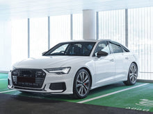 For 2019-2024 Audi A6 S6 C8 Gloss Black Front Bumper Grille