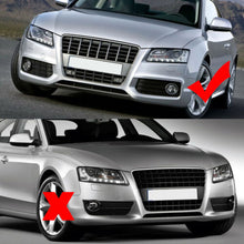 Black Fopg Light Cover Lower Grille for Audi A5 b8 S-line S5 2008-2012