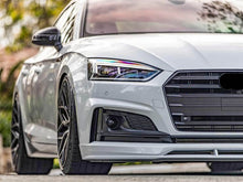 Black+Chrome Fog Light Grille Bezels For Audi A5 S-Line S5 2018 2019