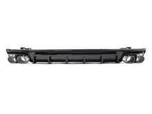 Glossy Black Rear Diffuser + Exhaust Tips for Audi A6 C8 S6 Sline 2019-2023 di92