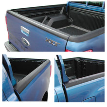4pcs Tailgate Cover Trim Rear Protector Trim for Ford Ranger 2012-2022 Dual Cab Black