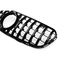 GTR Black Front Bumper Grille For Mercedes GLC W253 X253 GLC300 GLC350 2015-2019