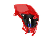Red Fairing + LED Headlight For Honda CRF125F CRF150F CRF230F CRF250F CRF450F Yamaha WR450F