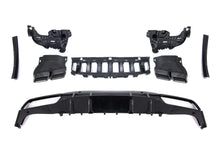 C63S Style Rear Diffuser + Quad Black Exhaust Tips for Mercedes W205 C205 AMG Coupe C43 2015-2021